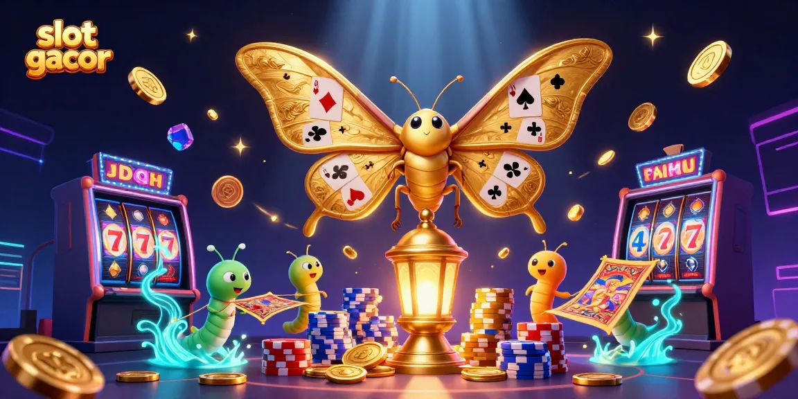 Play exciting slot gacor with captivating visuals of colorful casino elements and vibrant animations.