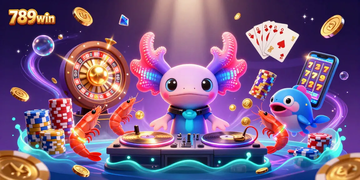 Engage in exciting gameplay at 789win with vibrant casino elements and lively characters.