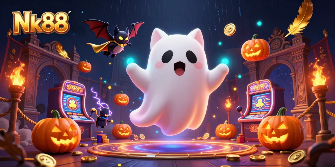 Engage with Nk88 while enjoying a vibrant 3D ghostly casino adventure filled with jackpots and excitement.