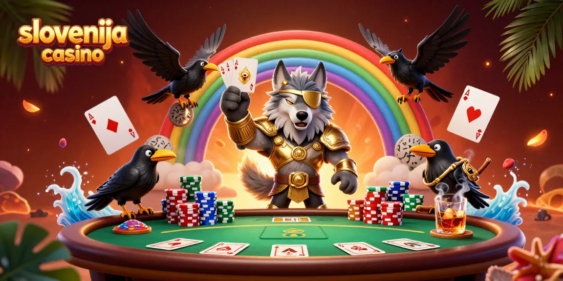 Uživajte v igralniških igrah na slovenija casino s to čarobno ilustracijo.