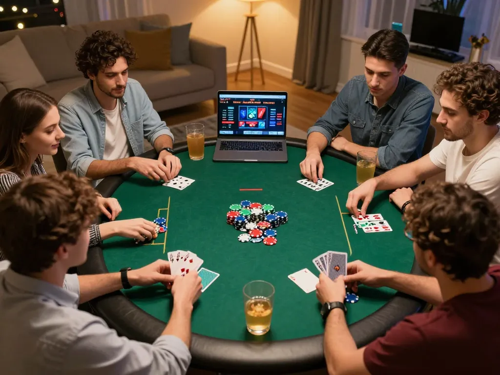 Engage in home poker night with friends as you click here for the latest strategies and gaming tips.