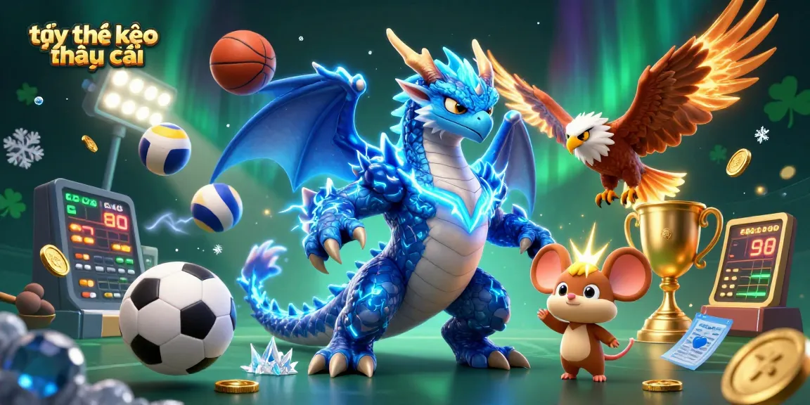 Engage with tỷ lệ kèo nhà cái as you explore dynamic sports betting elements illustrated in vibrant 3D.