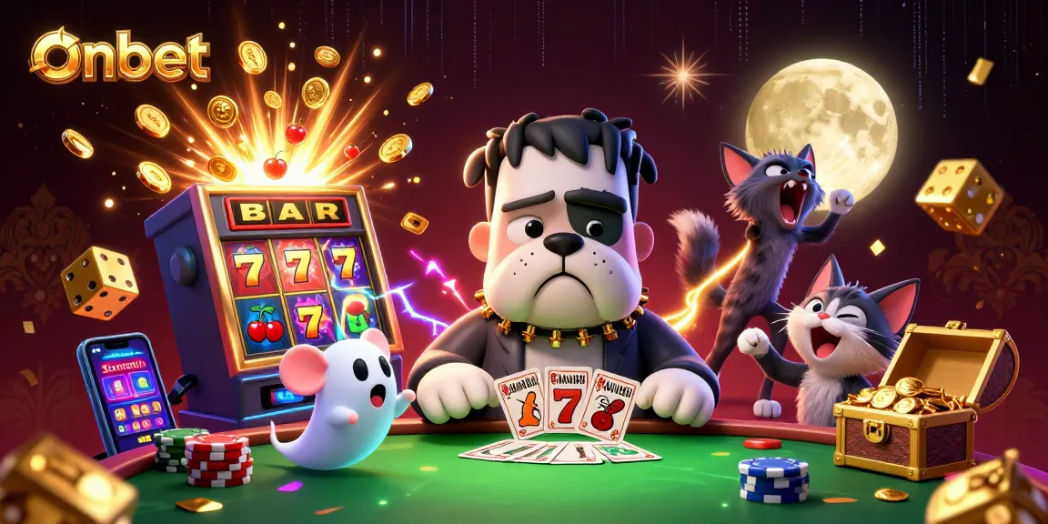 Experience winning thrills at onbet with a lively 3D casino scene full of excitement.