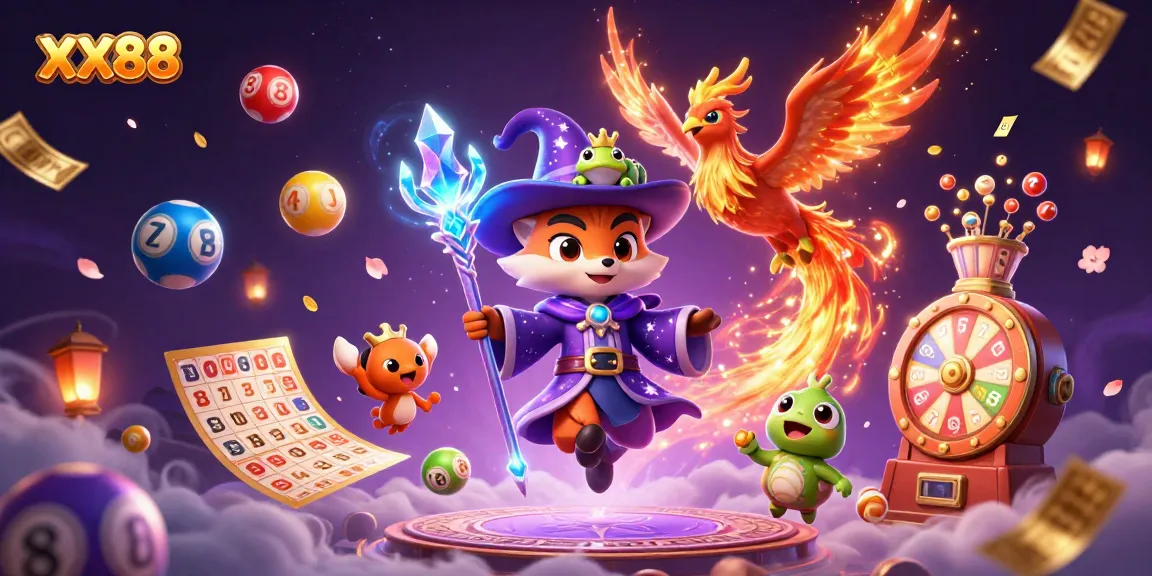 Engage with the magic of XX88, a mystical casino adventure featuring a wizard fox and phoenix.
