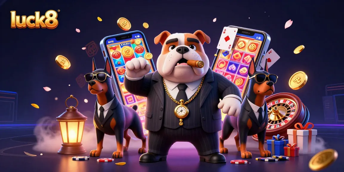 Engage with luck8 adventures through vibrant 3D casino visuals showcasing action-packed casino elements.