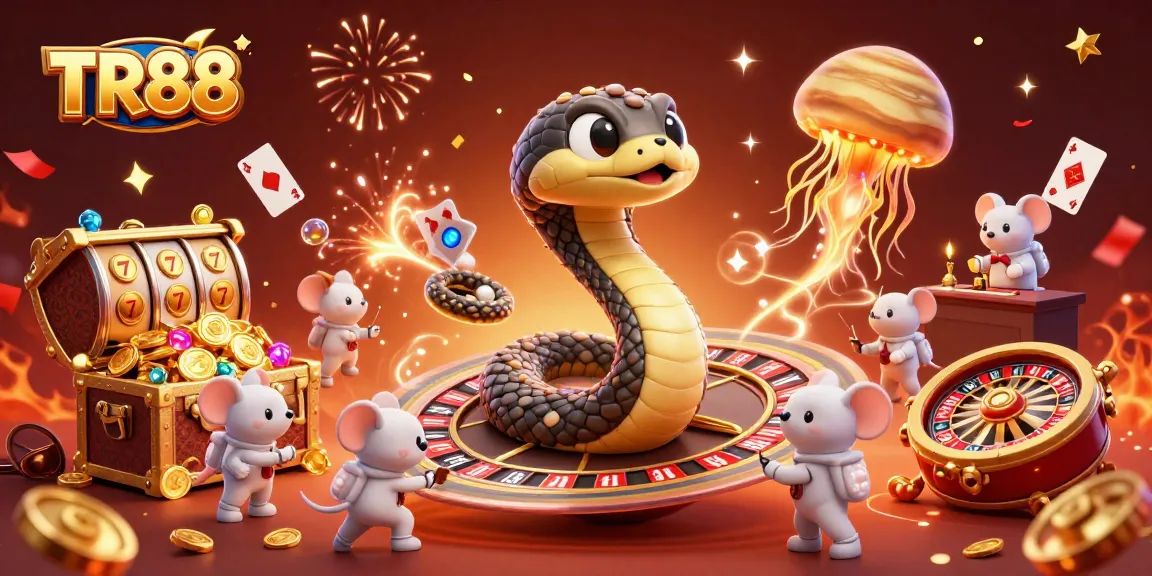 Spin the TR88 roulette wheel with excitement as tiny astronaut mice bet on cosmic games