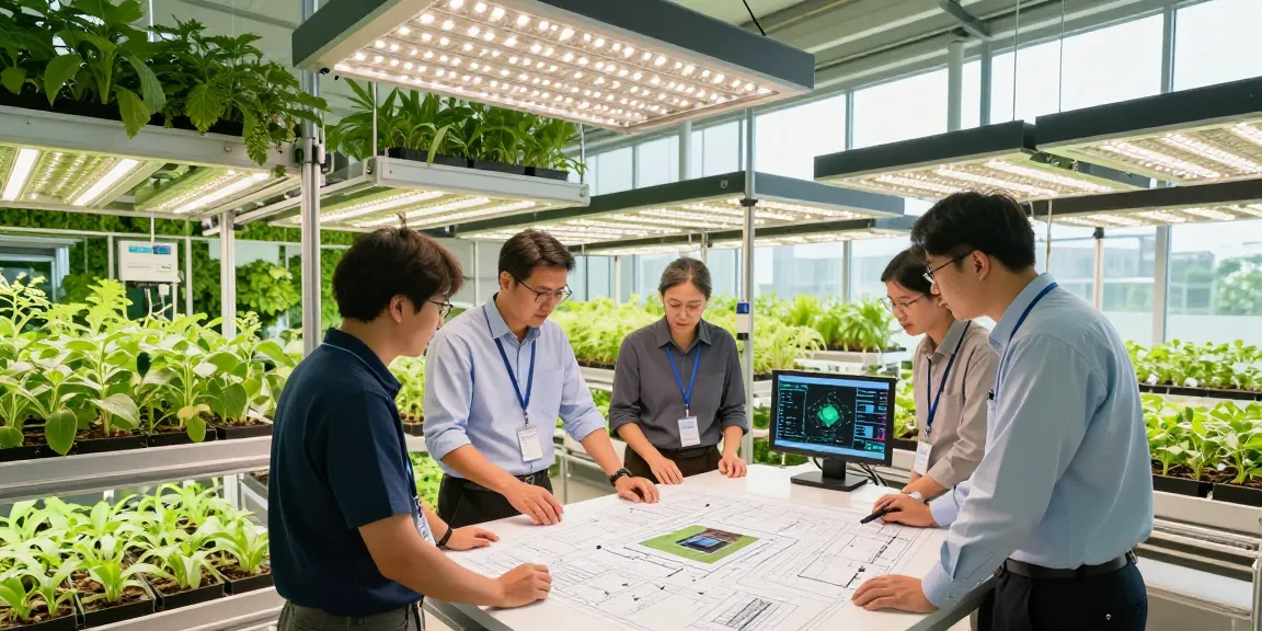 Professional team designing innovative indoor agriculture systems for CIKA4D.
