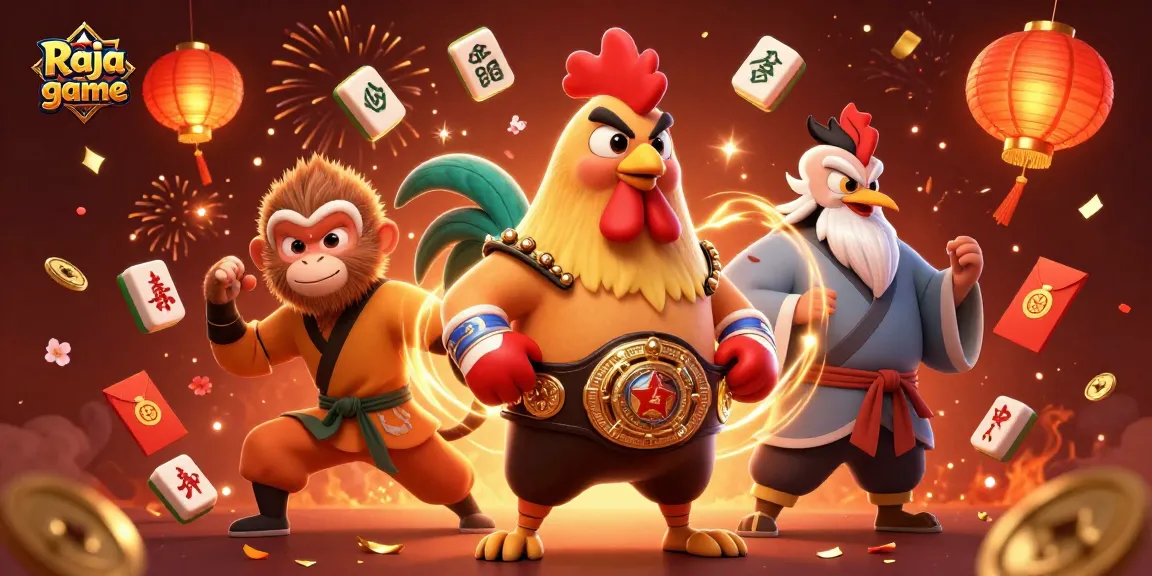 Experience thrilling gameplay in Raja game with dynamic characters, colorful casino elements, and exciting rewards.