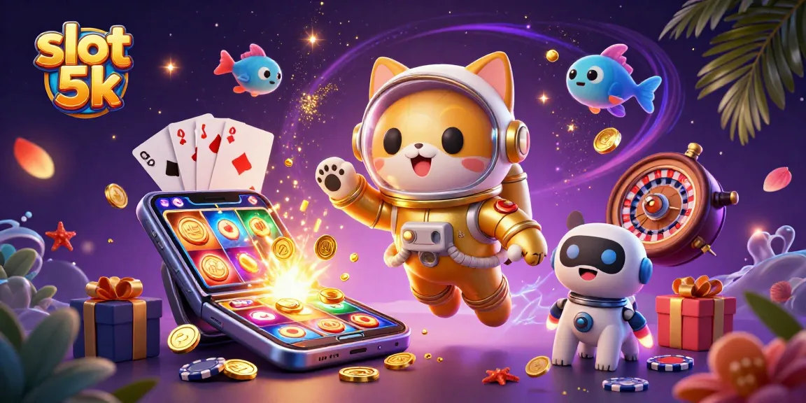 Experience thrilling gameplay with slot 5k, featuring vibrant 3D characters and dynamic game elements.
