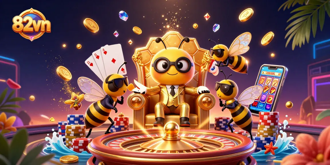 Experience thrilling gaming at 82vn's vibrant casino, featuring exciting characters and dynamic gameplay.