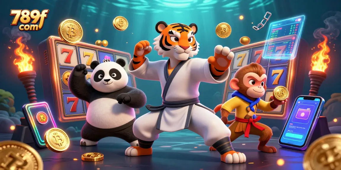 Engage in thrilling gameplay at 789f com with vibrant slot machines and animated characters!