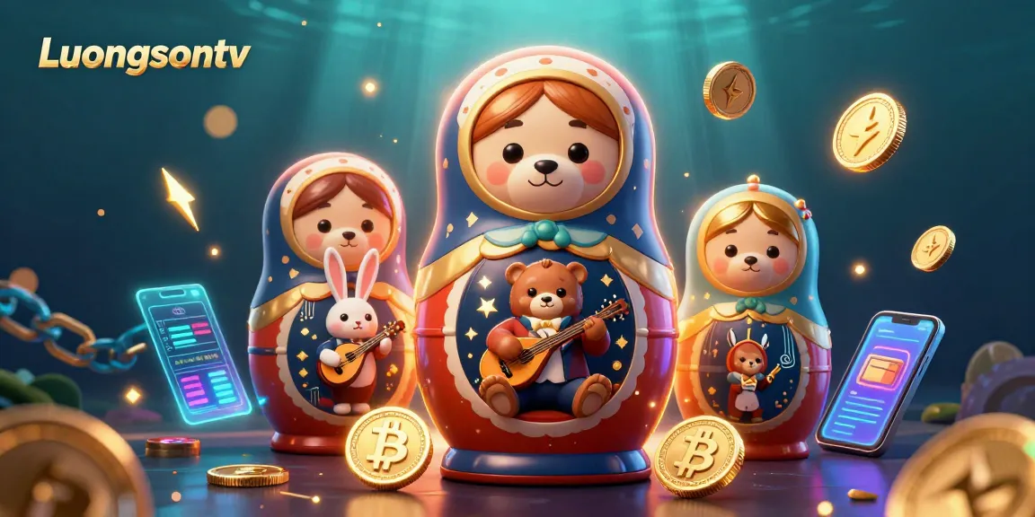 Experience the thrilling action of Luongsontv with dynamic casino characters and crypto elements.