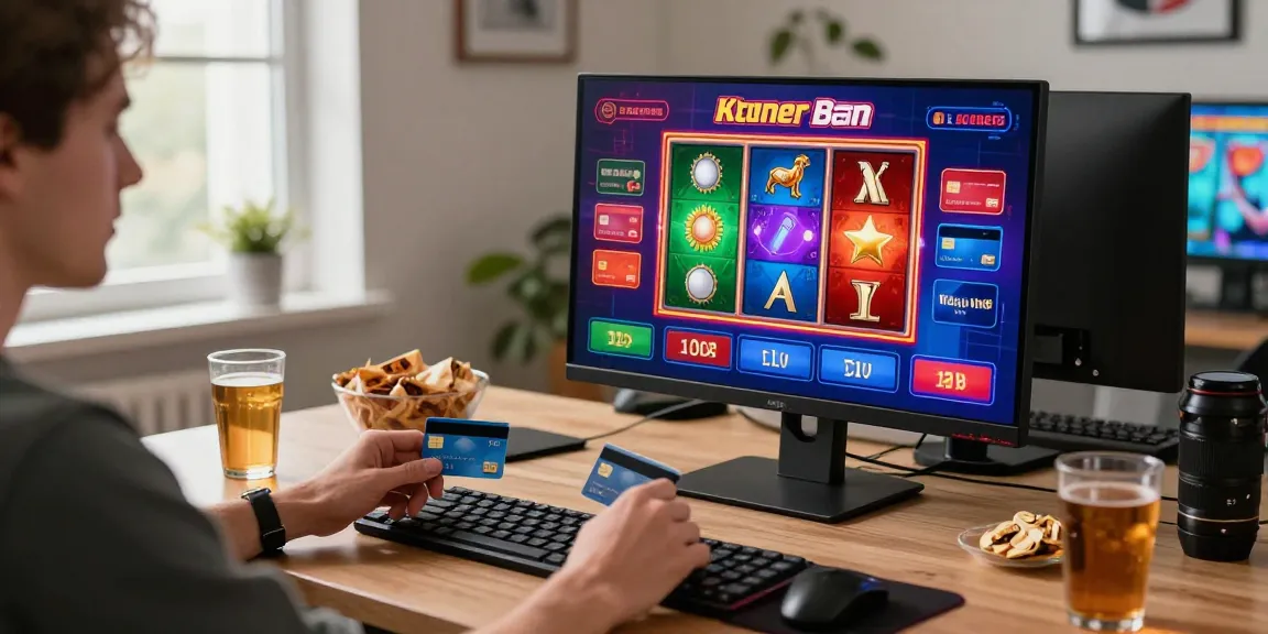 Engaging atmosphere at online casinos that accept credit cards, showcasing vibrant gaming screens and credit card logos.