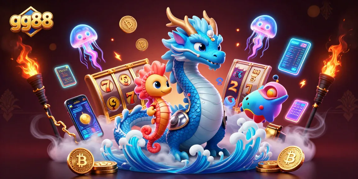 Experience thrilling jackpots and exciting gameplay with gg88's vibrant casino scene featuring dynamic characters.