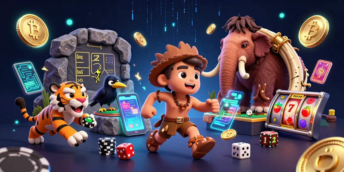 Engage with fabet's premium casino offerings through stone chips and neon crypto elements.