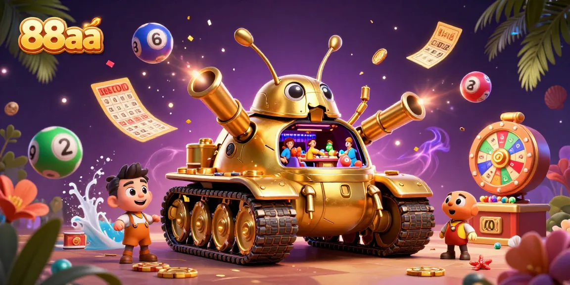 Experience thrilling gameplay with 88aa's vibrant bingo and lottery themes showcased dynamically.