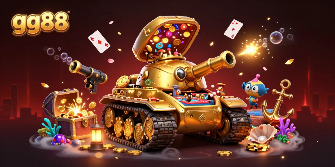 Experience thrilling wins with gg88's vibrant casino scene showcasing interactive gaming elements.