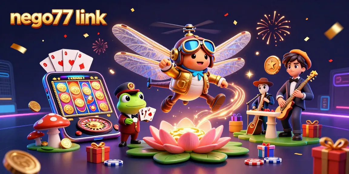 Unveiling winning strategies with nego77 link for players in an ultra-detailed casino scene.