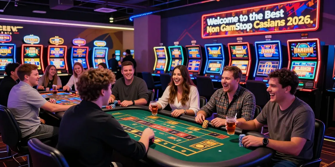 Players enjoying games at vibrant casinos not on gamstop, showcasing excitement and variety in gaming.