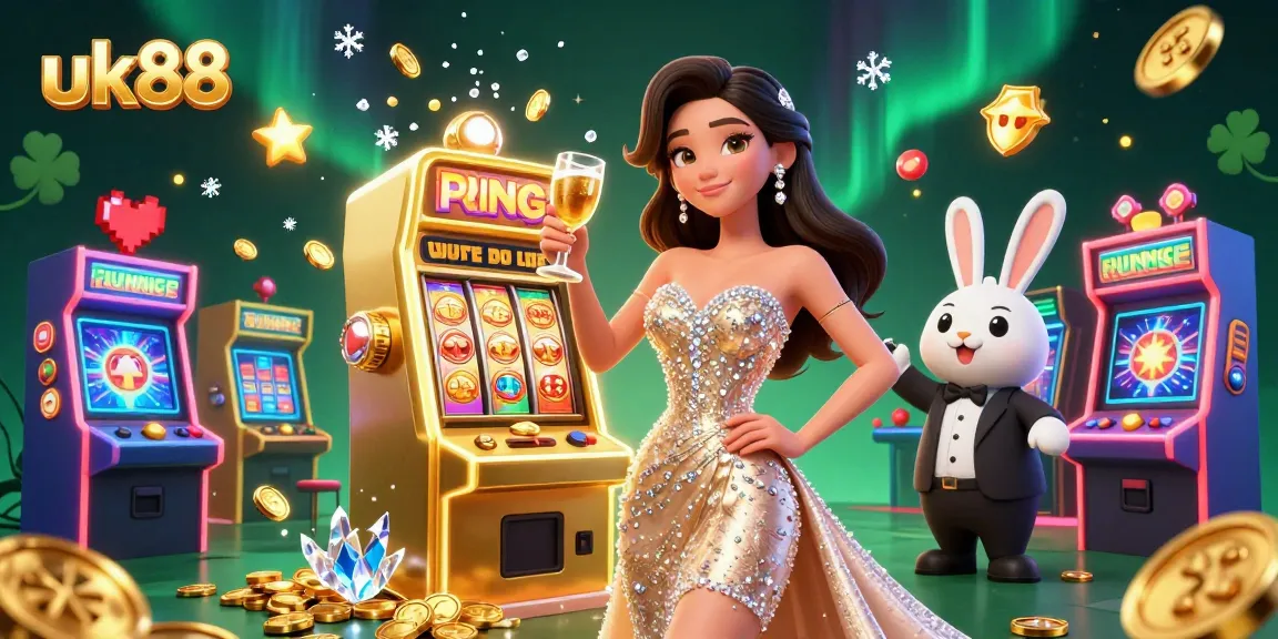 Win big at uk88 with the dazzling jackpot slot machine and vibrant casino atmosphere.