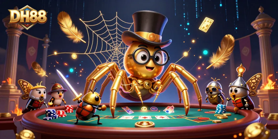 Experience thrilling DH88 gaming action with vibrant characters and dynamic casino elements.