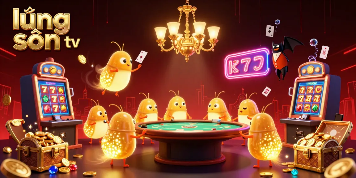 Experience thrilling gambling on lương sơn tv with vibrant characters lighting up the casino