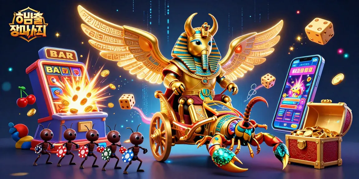 Experience thrilling 하남출장마사지 with rich casino elements featuring vibrant characters and slots in action.