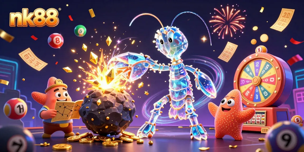 Experience vibrant gaming action at nk88 with spectacular 3D illustrations capturing the thrill of winning.