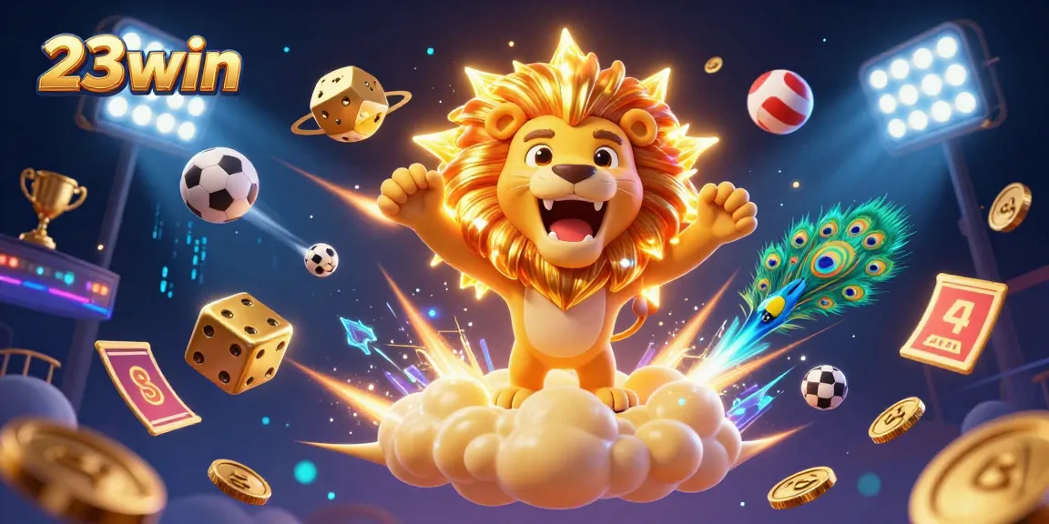 Engage with the exciting gaming experience at 23win featuring dynamic casino elements and vibrant imagery.
