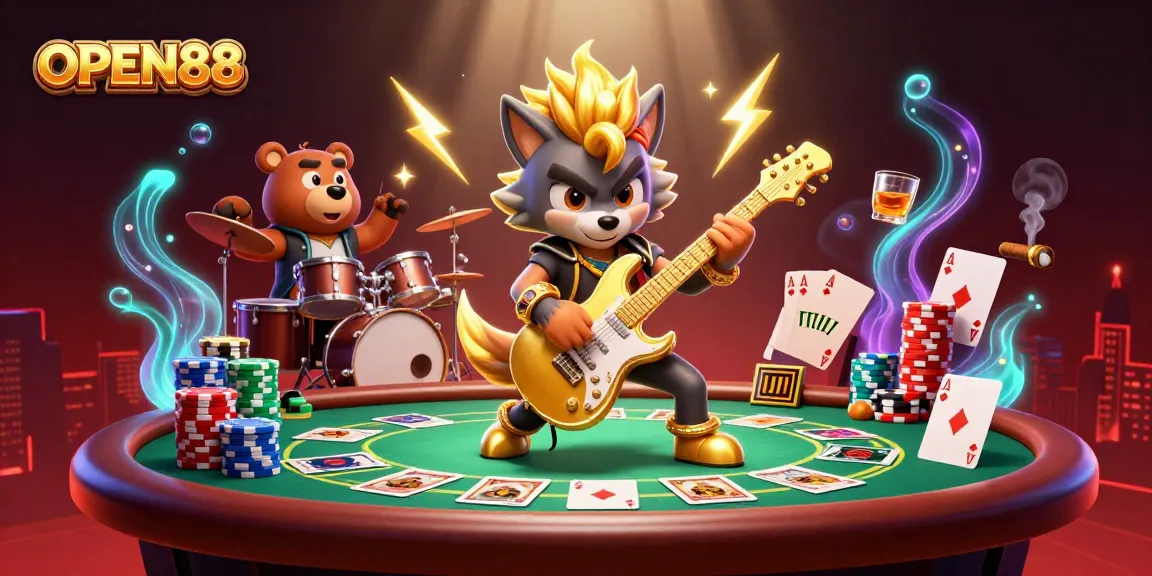 Win big with OPEN88 at the electrifying casino showdown featuring epic characters and games.