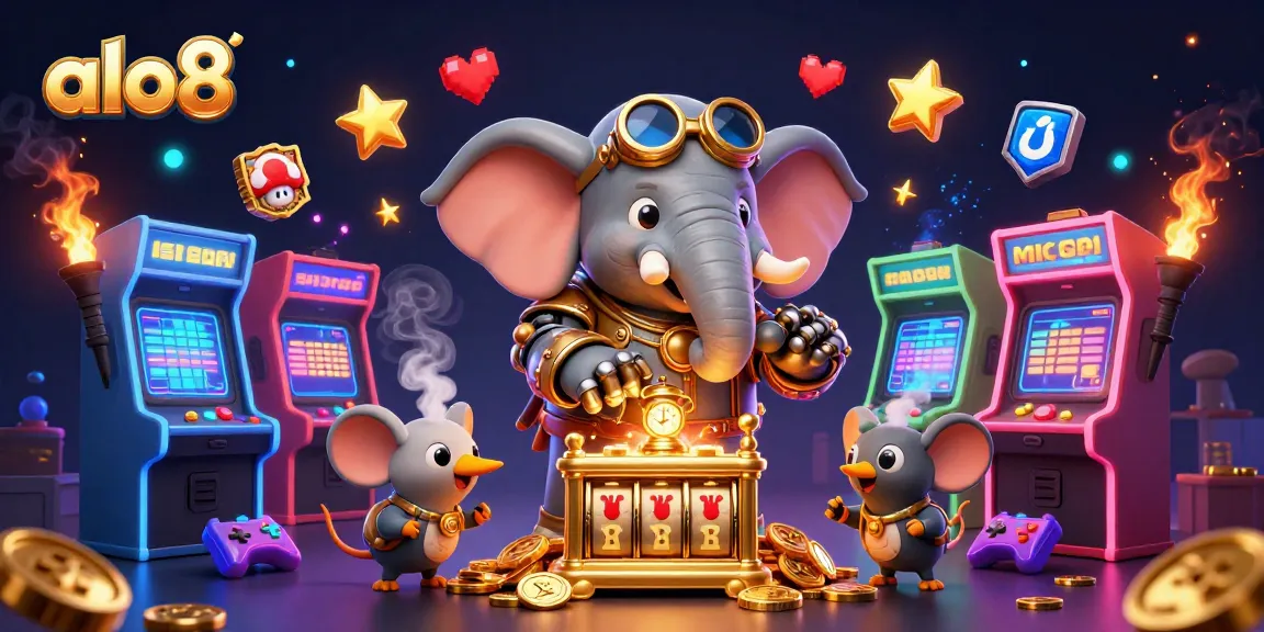 Experience the excitement of winning at ALO8 with vibrant casino characters and games.