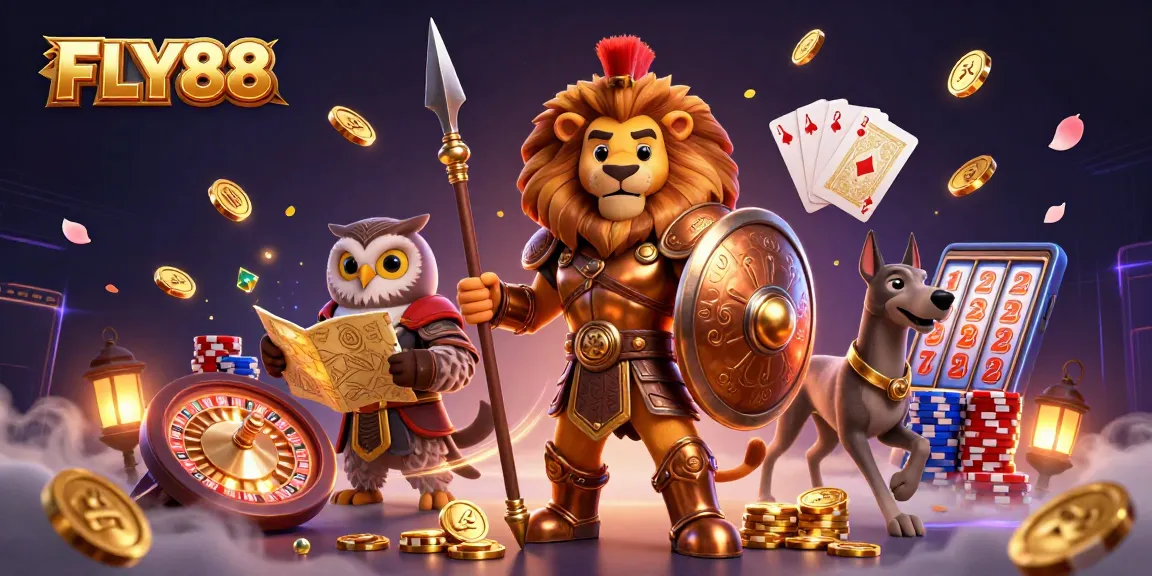 Experience thrilling gameplay at FLY88 with dynamic characters and dazzling casino elements.