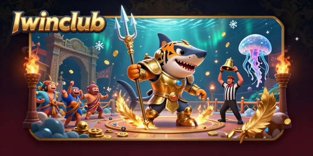 Experience thrilling gameplay at Iwinclub with vibrant underwater scenes and dynamic gaming elements.