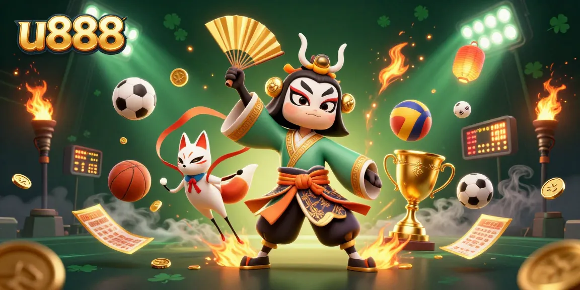 Experience gaming thrills with U888's dynamic sports betting scene packed with excitement.