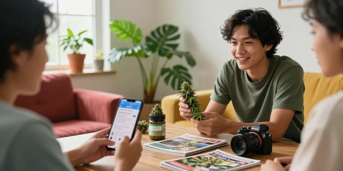 Engaging cannabis enthusiasts in Canna City Telegram discussion, showcasing uk weed telegram interactions.