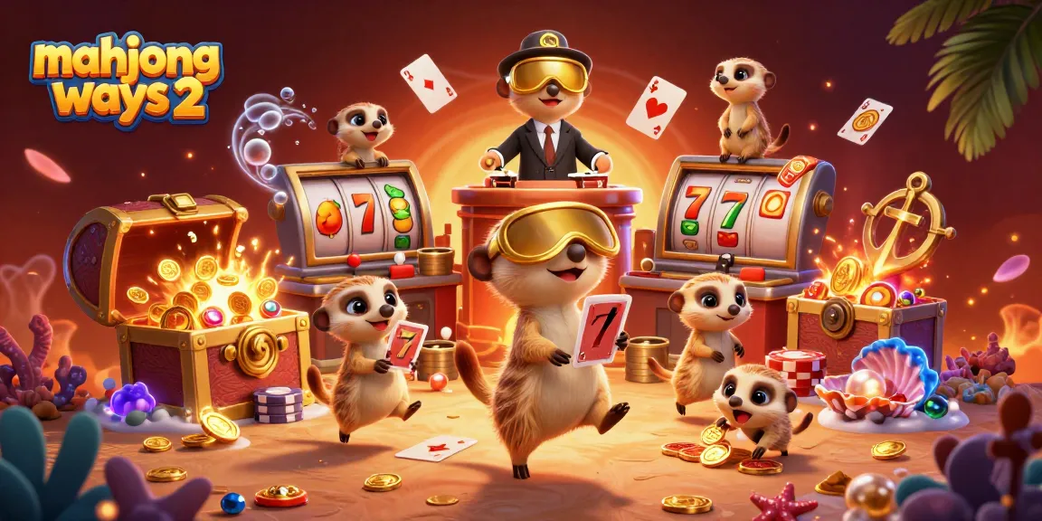 Experience thrilling gameplay with Mahjong Ways 2 in this lively casino scene.