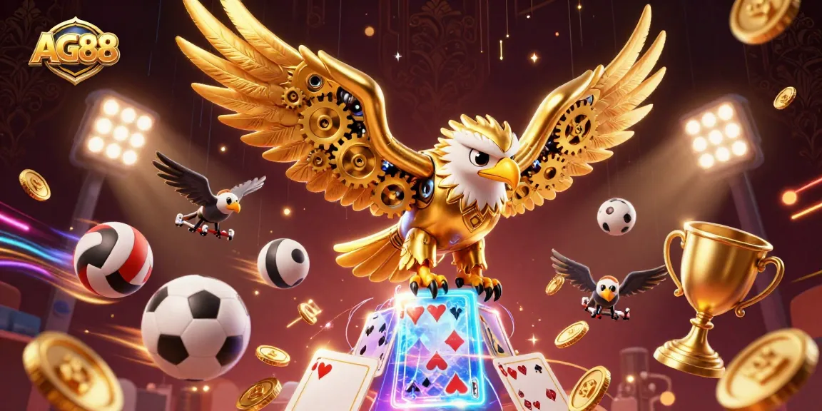 Experience the thrill with AG88 through dynamic 3D casino gaming elements and characters.