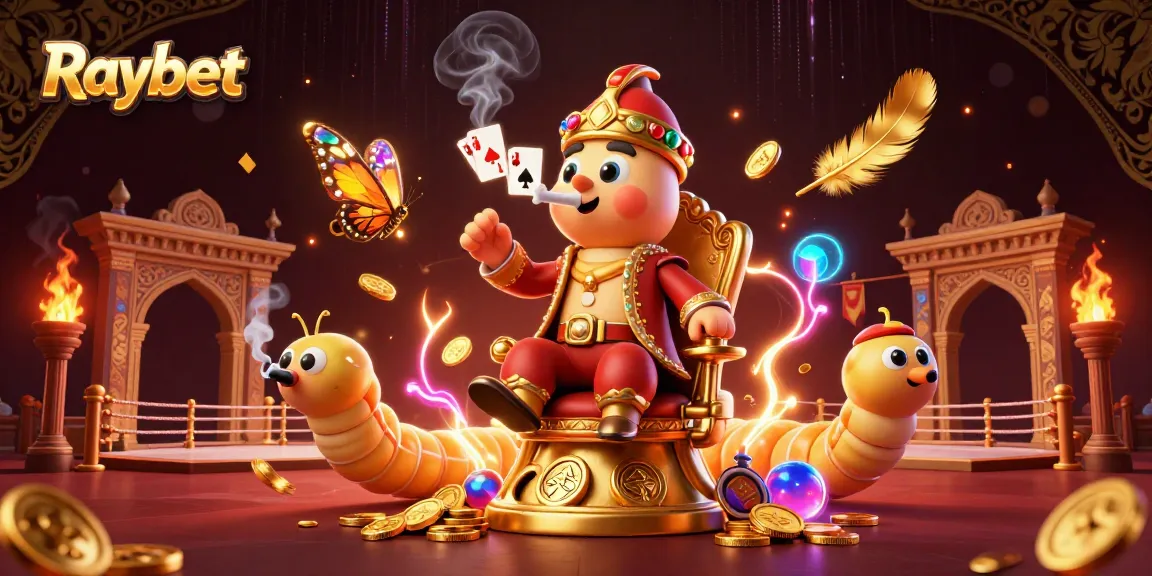 Experience thrilling wins at Raybet with a vibrant 3D illustration of casino adventures.