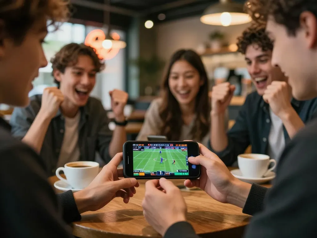 Engaging mobile sports betting moment showing king garuda strategy in action