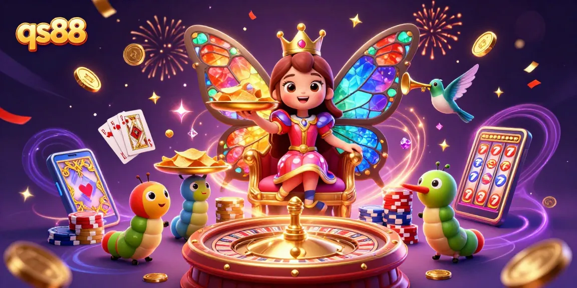 Engage with the exciting qs88 online casino experience, showcasing vibrant 3D characters and rich gaming elements.