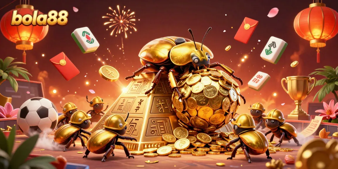 Bola88 sports betting scene with dynamic casino elements, showcasing energetic gameplay.