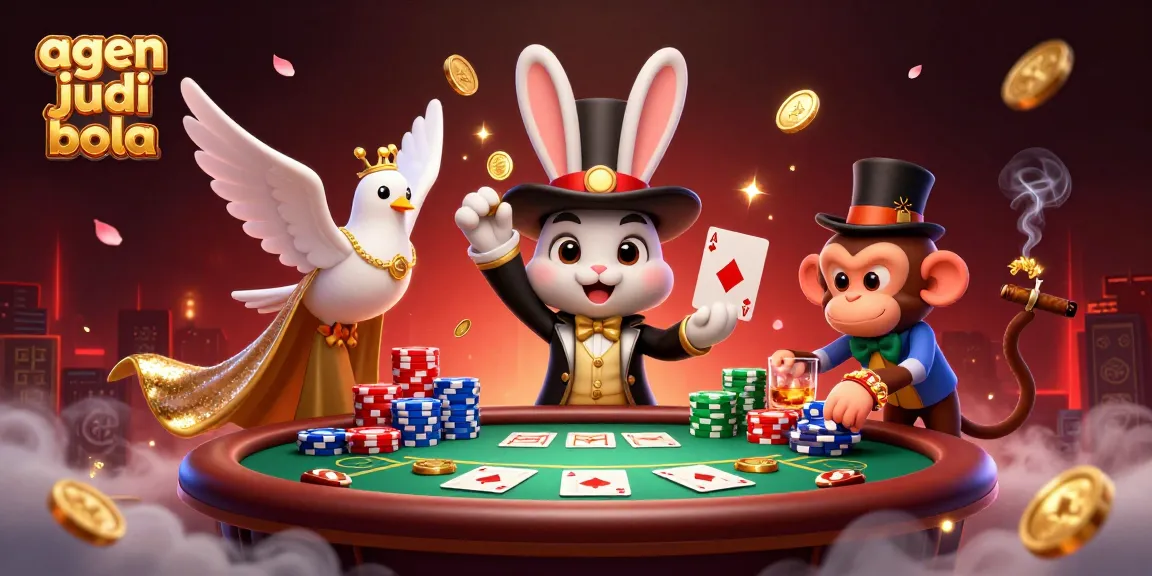Experience the thrill with agen judi bola at an exciting poker game featuring magical characters.