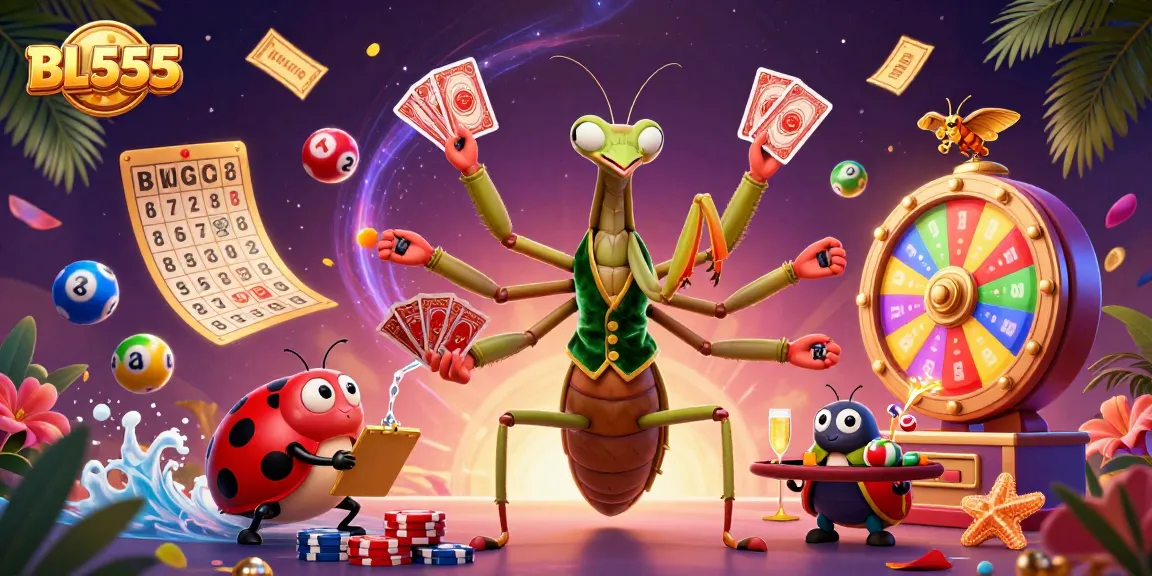 Experience thrilling gaming action at BL555 with dynamic scenes and vibrant elements.