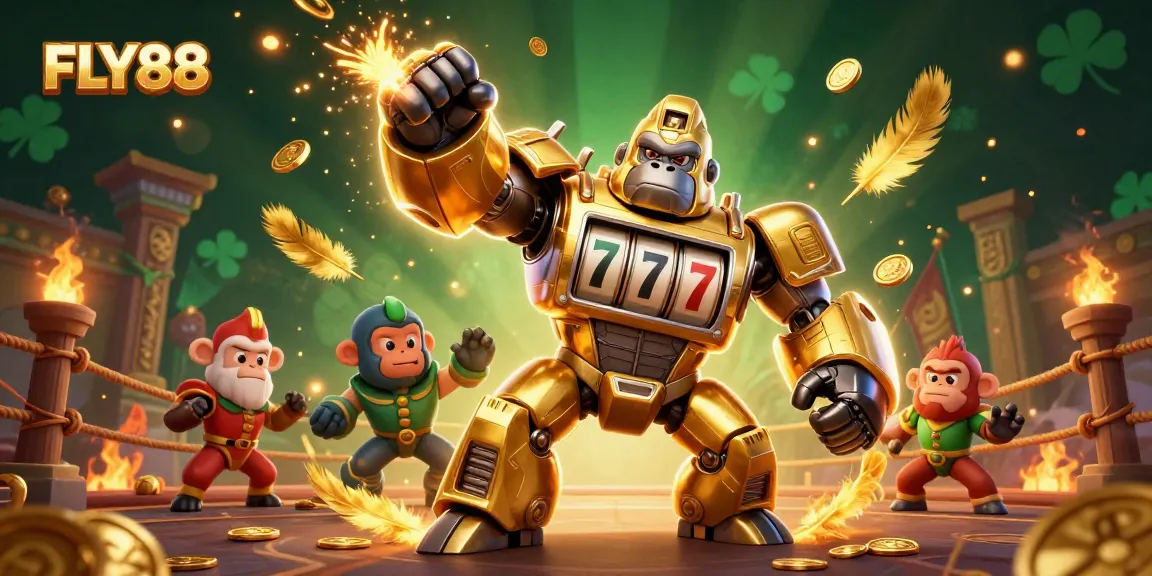 FLY88 engages players with its exhilarating 3D cartoon bringing slot machines and gambling themes to life.