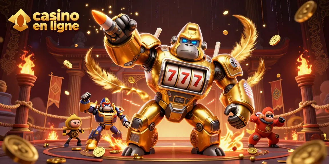 Jouez et gagnez avec le casino en ligne aux jeux de machines à sous fantastiques.