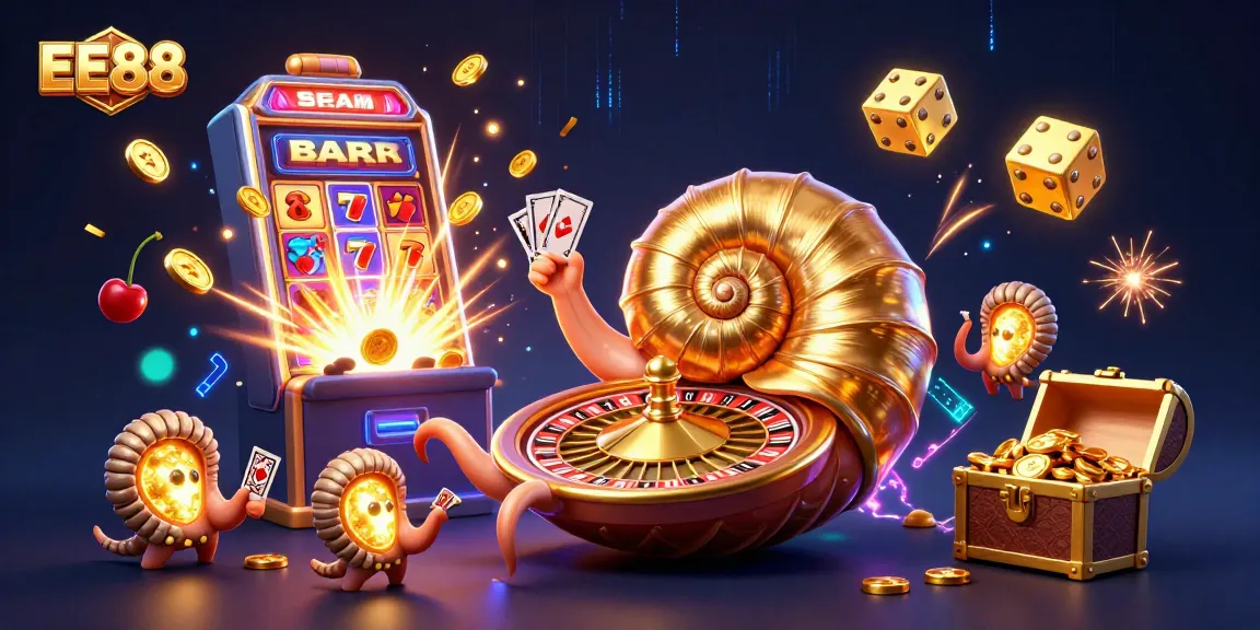 Engage with thrilling EE88 casino adventures featuring a giant nautilus roulette.