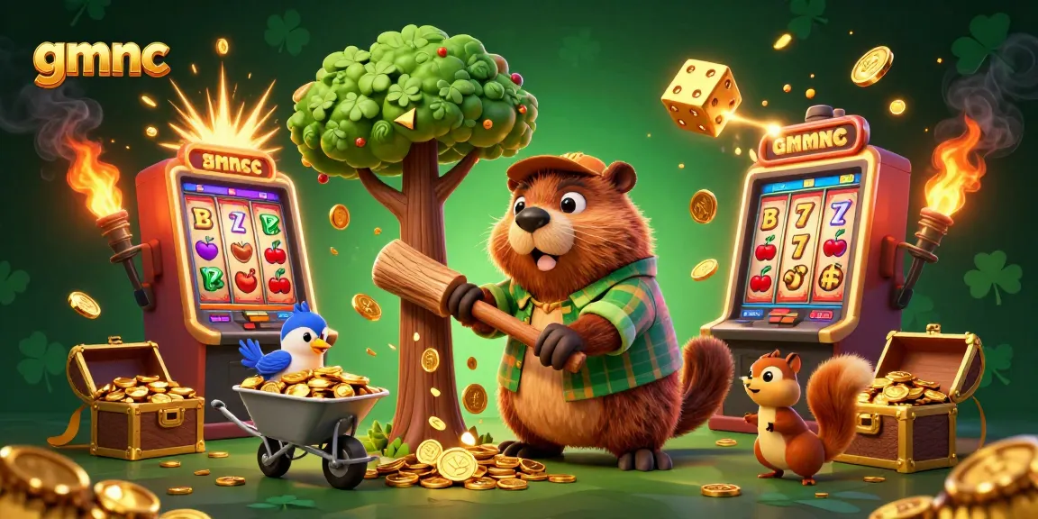 Experience winning moments with gmnc in a vibrant casino scene filled with gold and excitement.