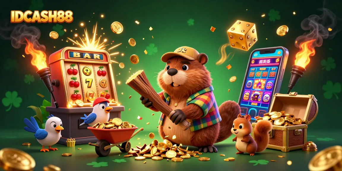 Play and win with IDCASH88, where gold coins rain down alongside exciting slot games and bonuses!