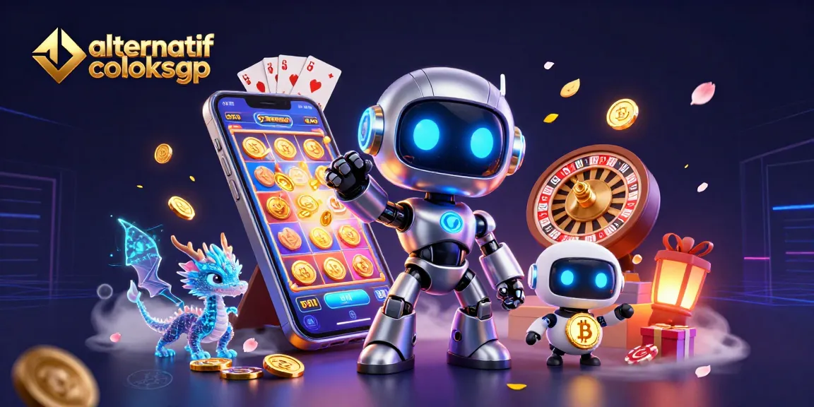 Engage in exciting gaming adventures with link alternatif coloksgp featuring a vivid 3D casino illustration.