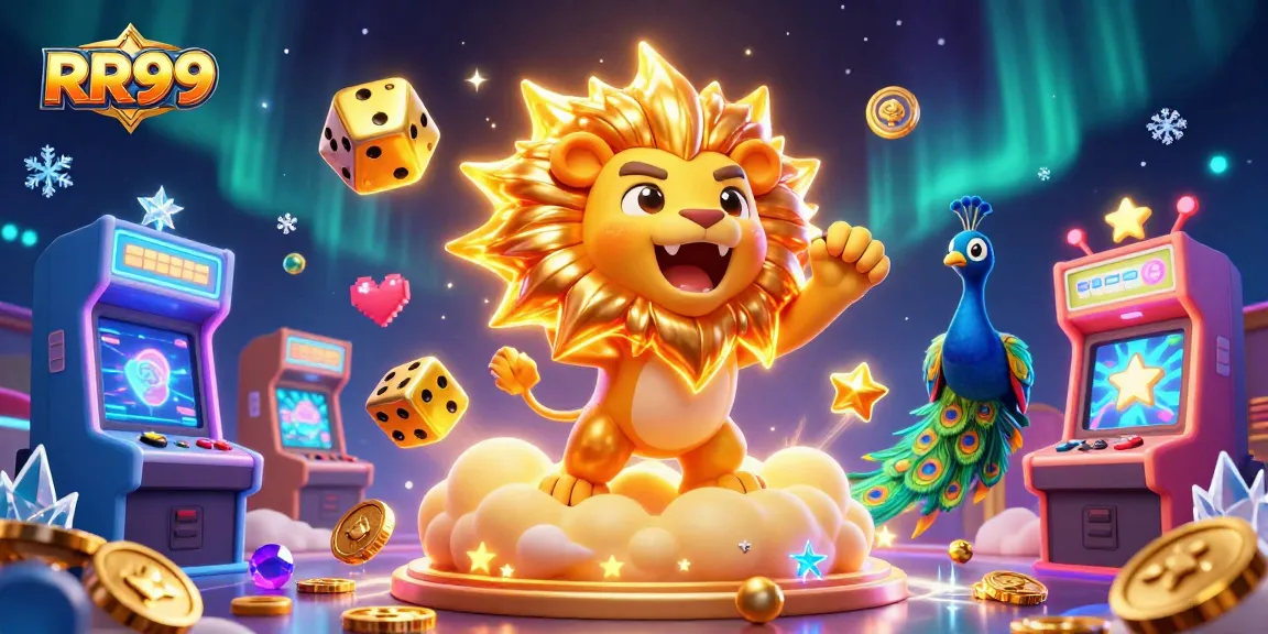 Engage with RR99's vibrant casino landscape featuring exciting games and golden rewards.